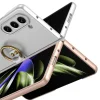 Samsung Z Fold 5 Kılıf Kıpta Yüzüklü Flip Sert Kapak