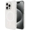 iPhone 15 Pro Kılıf M-safe Şarj Özellikli Simli Şeffaf Arka Yüzey Erdos Silikon Kapak