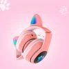 Lapas P40 Kedi Kulaklı Tasarımlı RGB Işıklı Bluetooth Kulaklık
