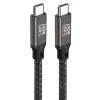 Qgeem QG02 Type-C to Type-C PD3.1 Data Kablosu 240W 480Mbps 3 Metre