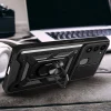 Tecno Spark 8C Kılıf Magnetik Standlı Kamera Korumalı Sürgülü Vega Kapak
