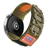Xiaomi Amazfit Pace KRD-112 22mm Orbital Örgülü Halat Tasarımlı Naylon Kumaş Hasır Kordon