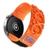 Xiaomi Amazfit Pace KRD-112 22mm Orbital Örgülü Halat Tasarımlı Naylon Kumaş Hasır Kordon