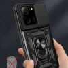 Xiaomi Mi 13T Pro Kılıf Magnetik Standlı Kamera Korumalı Sürgülü Vega Kapak