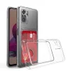 Xiaomi Poco M5S Kılıf Kartlıklı Şeffaf  Setra Clear Silikon Kapak