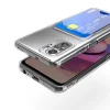 Xiaomi Poco M5S Kılıf Kartlıklı Şeffaf  Setra Clear Silikon Kapak