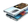 Xiaomi Redmi Note 10 Pro Kılıf Kartlıklı Şeffaf Setra Clear Silikon Kapak