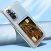 Xiaomi Redmi Note 10 Pro Kılıf Kartlıklı Şeffaf Setra Clear Silikon Kapak
