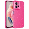 Xiaomi Redmi Note 12 4G Kılıf Kamera Korumalı Simli Lüks Koton Kapak