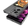 Xiaomi Redmi Note 12 Pro 5G Kılıf Kartlıklı Şeffaf Setra Clear Silikon Kapak