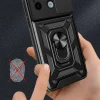 Xiaomi Redmi Note 13 Pro 5G Kılıf Magnetik Standlı Kamera Korumalı Sürgülü Vega Kapak