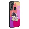 Xiaomi Redmi Note 8 Kılıf Parlayan Kabartmalı İkonik Figürlü Amas Silikon Kapak