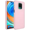 Xiaomi Redmi Note 9 Pro Kılıf Metal Çerçeve ve Buton Tasarımlı Silikon Luna Kapak
