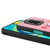 Xiaomi Redmi Note 9 Pro Kılıf Parlayan Kabartmalı İkonik Figürlü Amas Silikon Kapak