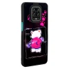 Xiaomi Redmi Note 9S Kılıf Parlayan Kabartmalı İkonik Figürlü Amas Silikon Kapak