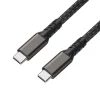 2.Jenerasyon Type-C to Type-C USB3.2 PD Data Kablosu 100W 20Gbps 4K@60Hz 0.5 Metre