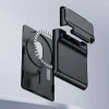 CRD-05 Sade Tasarımlı 2 Hazneli PU Magnetik Standlı Kartlık