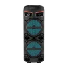 GD-2809 Dijital LED Göstergeli FM Radyolu Mikrofonlu RGB TWS Çift 8 inç Stereo Bass Kablosuz Karaoke Hoparlör