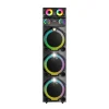 GD-3127 Dijital LED Göstergeli Mikrofonlu RGB TWS Üçlü 12 inç Stereo Bass Kablosuz Karaoke Hoparlör