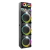GD-3127 Dijital LED Göstergeli Mikrofonlu RGB TWS Üçlü 12 inç Stereo Bass Kablosuz Karaoke Hoparlör
