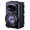 GD-903 Dijital LED Göstergeli FM Radyolu Mikrofonlu RGB TWS 8 inç Stereo Bass Kablosuz Karaoke Hoparlör