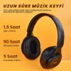 M6 Plus Ayarlanabilir ve Katlanabilir Kulak Üstü Bluetooth Kulaklık