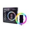 MJ20 RGB Light 8 inç Işıklı Telefon Tutucu Ring Light