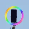 MJ20 RGB Light 8 inç Işıklı Telefon Tutucu Ring Light
