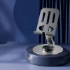 Taşınabilir Katlanabilir 360 Dönebilen Karbon Çelik Tasarımlı Telefon ve Tablet Standı