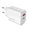 Play Serisi PL07 Type-C to Type-C 2in1 PD Seyahat Şarj Aleti 20W