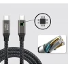 QG02 Type-C to Type-C PD3.1 Data Kablosu 240W 480Mbps 1.5 Metre