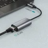 QG03 USB-A to RJ45 USB3.0 Ethernet Dönüştürücü Kablo 1000Mbps 22cm
