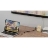 QG07 8K 60 Hz Görüntü Kalitesi Type-C to Display Port Dönüştürücü 15cm