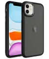 iPhone 11 Kılıf Buzlu Sert PC May Kapak