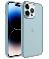 iPhone 14 Pro Kılıf Buzlu Sert PC May Kapak