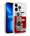 iPhone 14 Pro Kılıf Desenli Sıvılı Drink Silikon Kapak