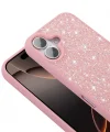 iPhone 16 Kılıf Parlak Taşlı Tasarım Pırlanta Kapak
