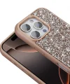 iPhone 16 Pro Kılıf Parlak Taşlı Tasarım Pırlanta Kapak