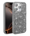 iPhone 16 Pro Kılıf Parlak Taşlı Tasarım Pırlanta Kapak