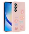 Samsung A34 Kılıf Kabartma Figürlü Parlak Toys Silikon Kapak