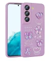 Samsung S21 FE Kılıf Kabartma Figürlü Parlak Toys Silikon Kapak