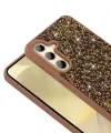 Samsung S24 FE Kılıf Parlak Taşlı Tasarım Pırlanta Kapak