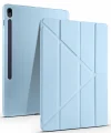 Samsung Tab S10 FE Plus Kılıf Tri Folding Kalem Bölmeli Standlı Kılıf