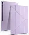 Samsung Tab S10 FE Plus Kılıf Tri Folding Kalem Bölmeli Standlı Kılıf