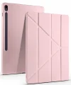 Samsung Tab S10 FE Plus Kılıf Tri Folding Kalem Bölmeli Standlı Kılıf