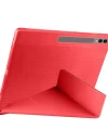 Samsung Tab S10 Ultra Kılıf Tri Folding Kalem Bölmeli Standlı Kılıf