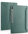 Samsung Tab S10 Ultra Kılıf Tri Folding Kalem Bölmeli Standlı Kılıf