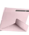 Samsung Tab S10 Ultra Kılıf Tri Folding Kalem Bölmeli Standlı Kılıf