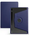 Samsung Tab S7 FE LTE (T737-T736-T733-T730) Kılıf Termik Kalem Bölmeli Dönebilen Standlı Kılıf