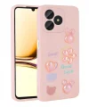 Realme C53 Kılıf Kabartma Figürlü Parlak Toys Silikon Kapak